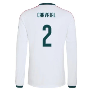 Fotbalové Dresy Real Madrid Carvajal #2 Domácí 2026-27 Dlouhý Rukáv