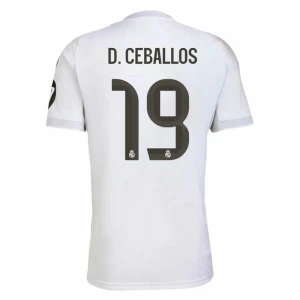 Fotbalové Dresy Real Madrid D. Ceballos #19 Domácí 2025/26