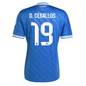 Fotbalové Dresy Real Madrid D. Ceballos #19 Třetí 2025/26