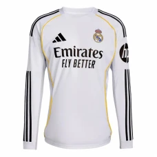 Fotbalové Dresy Real Madrid Domácí 2025/26 Dlouhý Rukáv
