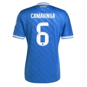 Fotbalové Dresy Real Madrid Eduardo Camavinga #6 Třetí 2025/26