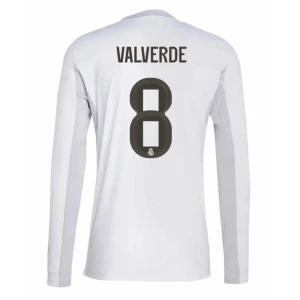 Fotbalové Dresy Real Madrid Federico Valverde #8 Domácí 2025/26 Dlouhý Rukáv
