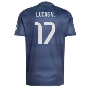 Fotbalové Dresy Real Madrid Lucas V. #17 Venkovní 2025/26