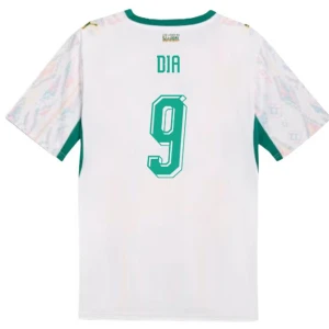 Fotbalové Dresy Senegal Dia #9 MS 2026 Domácí