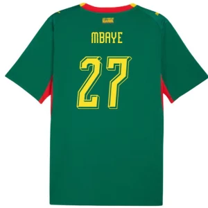 Fotbalové Dresy Senegal Mbaye #27 MS 2026 Venkovní