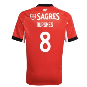 Fotbalové Dresy SL Benfica Aursnes #8 Domácí 2025/26