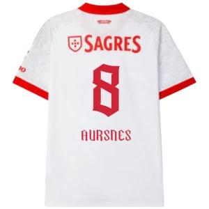 Fotbalové Dresy SL Benfica Aursnes #8 Venkovní 2026-27