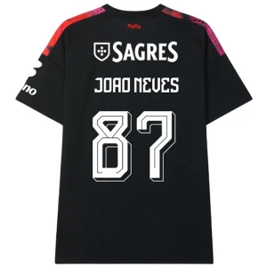 Fotbalové Dresy SL Benfica Joao Neves #87 Třetí 2026-27