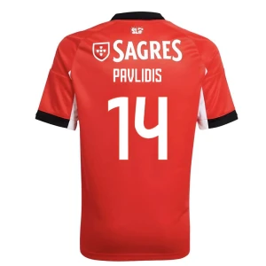 Fotbalové Dresy SL Benfica Pavlidis #14 Domácí 2025/26