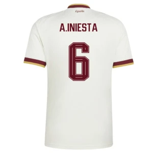 Fotbalové Dresy Španělsko A. Iniesta #6 MS 2026 Venkovní