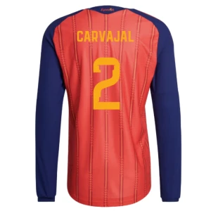 Fotbalové Dresy Španělsko Carvajal #2 MS 2026 Domácí Dlouhý Rukáv