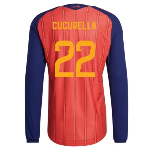 Fotbalové Dresy Španělsko Cucurella #22 MS 2026 Domácí Dlouhý Rukáv