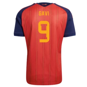 Fotbalové Dresy Španělsko Gavi #9 MS 2026 Domácí
