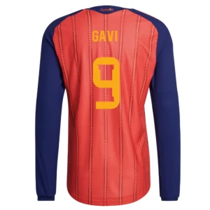 Fotbalové Dresy Španělsko Gavi #9 MS 2026 Domácí Dlouhý Rukáv