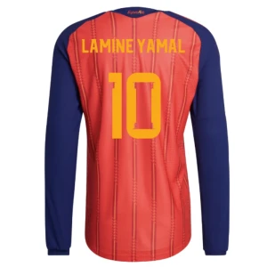 Fotbalové Dresy Španělsko Lamine Yamal #10 MS 2026 Domácí Dlouhý Rukáv