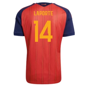 Fotbalové Dresy Španělsko Laporte #14 MS 2026 Domácí