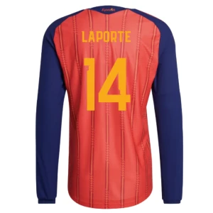 Fotbalové Dresy Španělsko Laporte #14 MS 2026 Domácí Dlouhý Rukáv