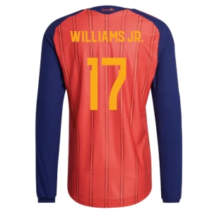 Fotbalové Dresy Španělsko Nico Williams Jr. #17 MS 2026 Domácí Dlouhý Rukáv