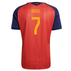 Fotbalové Dresy Španělsko Raul #7 MS 2026 Domácí