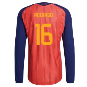 Fotbalové Dresy Španělsko Rodrigo #16 MS 2026 Domácí Dlouhý Rukáv