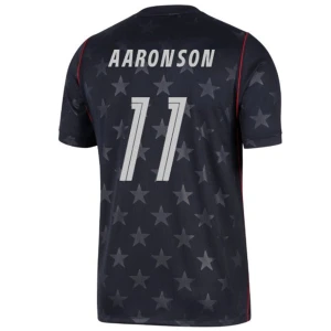 Fotbalové Dresy Spojené Státy Americké Aaronson #11 MS 2026 Venkovní