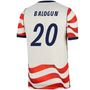 Fotbalové Dresy Spojené Státy Americké Balogun #20 MS 2026 Domácí