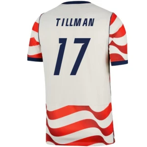 Fotbalové Dresy Spojené Státy Americké Tillman #17 MS 2026 Domácí