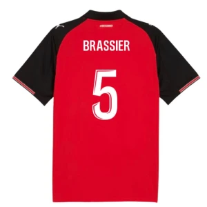 Fotbalové Dresy Stade Rennais FC Brassier #5 Domácí 2025/26