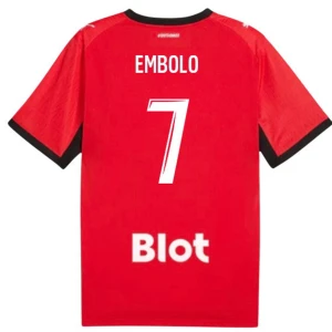 Fotbalové Dresy Stade Rennais FC Embolo #7 Domácí 2026-27