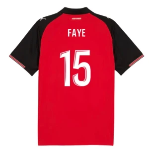 Fotbalové Dresy Stade Rennais FC Faye #15 Domácí 2025/26