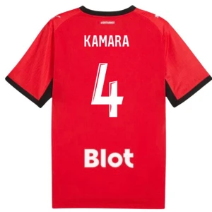Fotbalové Dresy Stade Rennais FC Kamara #4 Domácí 2026-27