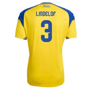 Fotbalové Dresy Švédsko Lindelof #3 MS 2026 Domácí