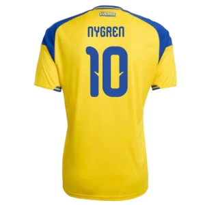 Fotbalové Dresy Švédsko Nygren #10 MS 2026 Domácí