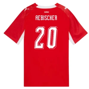 Fotbalové Dresy Švýcarsko Aebischer #20 MS 2026 Domácí