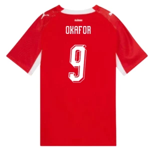Fotbalové Dresy Švýcarsko Okafor #9 MS 2026 Domácí