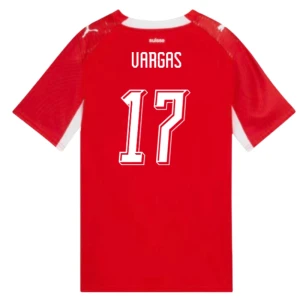 Fotbalové Dresy Švýcarsko Vargas #17 MS 2026 Domácí