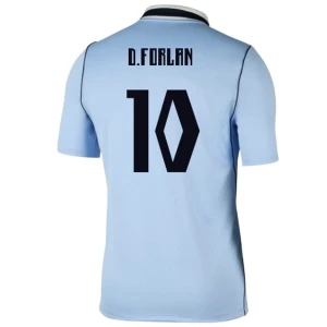 Fotbalové Dresy Uruguay D. Forlan #10 MS 2026 Domácí