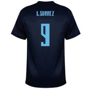 Fotbalové Dresy Uruguay L. Suarez #9 MS 2026 Venkovní