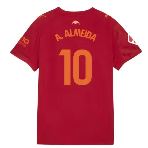 Fotbalové Dresy Valencia CF A. Almeida #10 Venkovní 2025/26