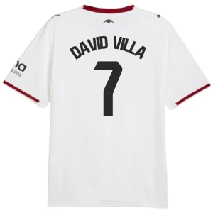 Fotbalové Dresy Valencia CF David Villa #7 Domácí 2026-27