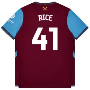 Fotbalové Dresy West Ham United Declan Rice #41 Domácí 2026-27