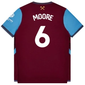 Fotbalové Dresy West Ham United Moore #6 Domácí 2026-27