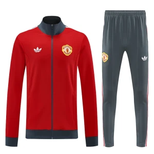 Manchester United Tréninkový Bunda Komplety 2025/26 - Červená