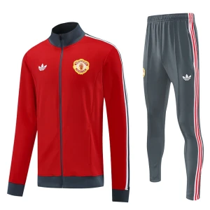Manchester United Tréninkový Bunda Komplety 2025/26 - Červená