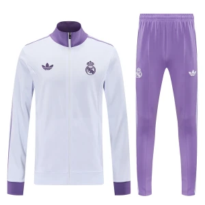 Real Madrid Tréninkový Bunda Komplety 2025/26 - Bílá