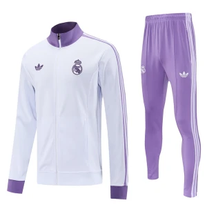 Real Madrid Tréninkový Bunda Komplety 2025/26 - Bílá